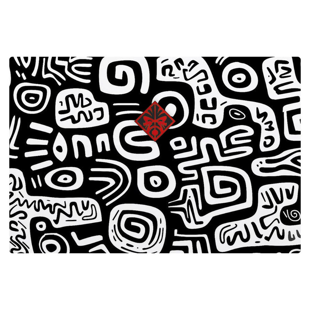 Hp Omen 15 - DC1XXX, DC1058WN laptop skin - Monochrome Primitive Art
