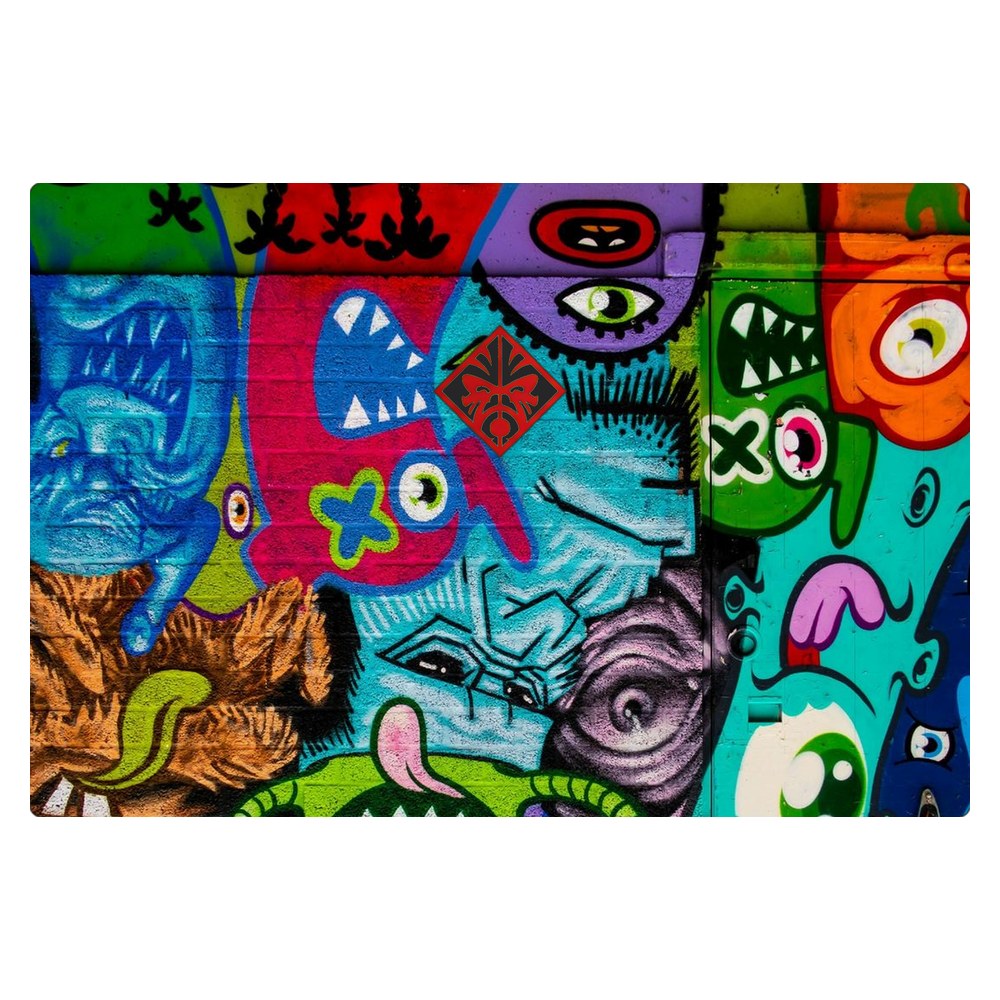 Hp Omen 15-DC laptop skin - Neon Doodles