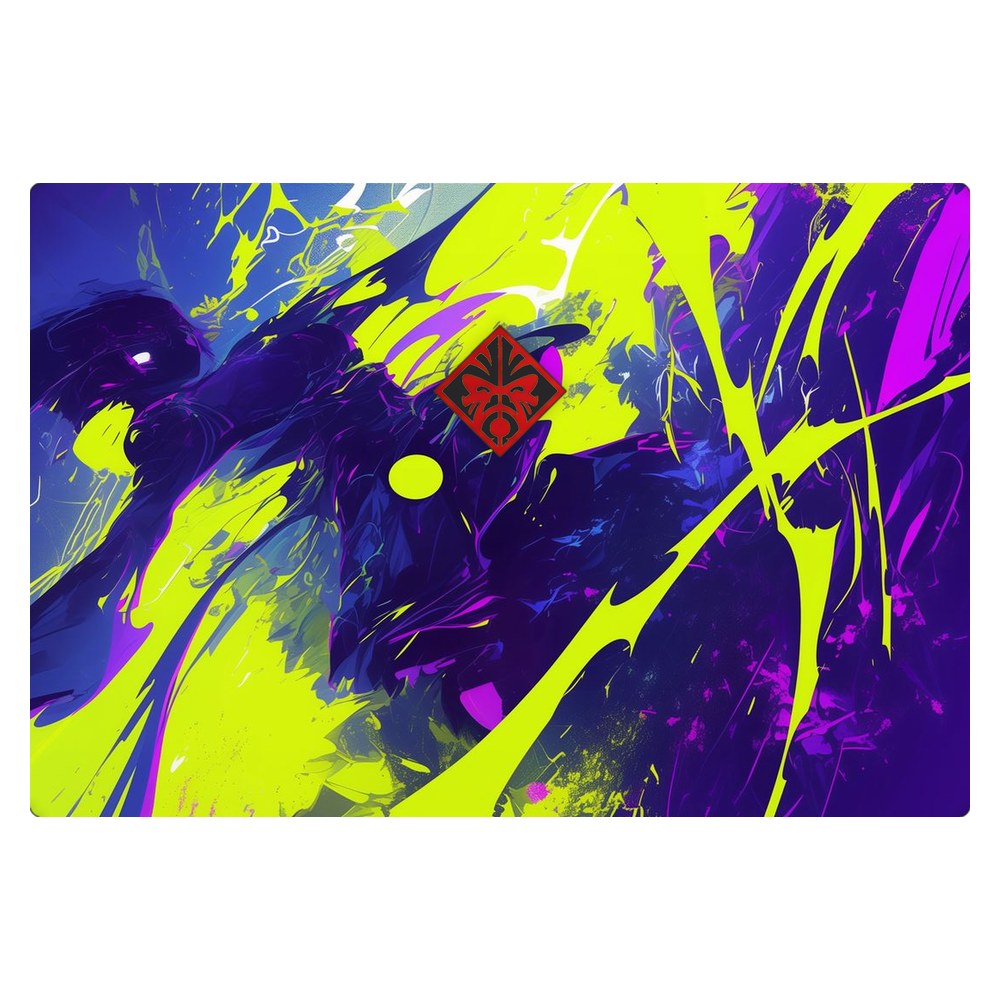 Hp Omen 15-DC laptop skin - Neon Paint Explosion