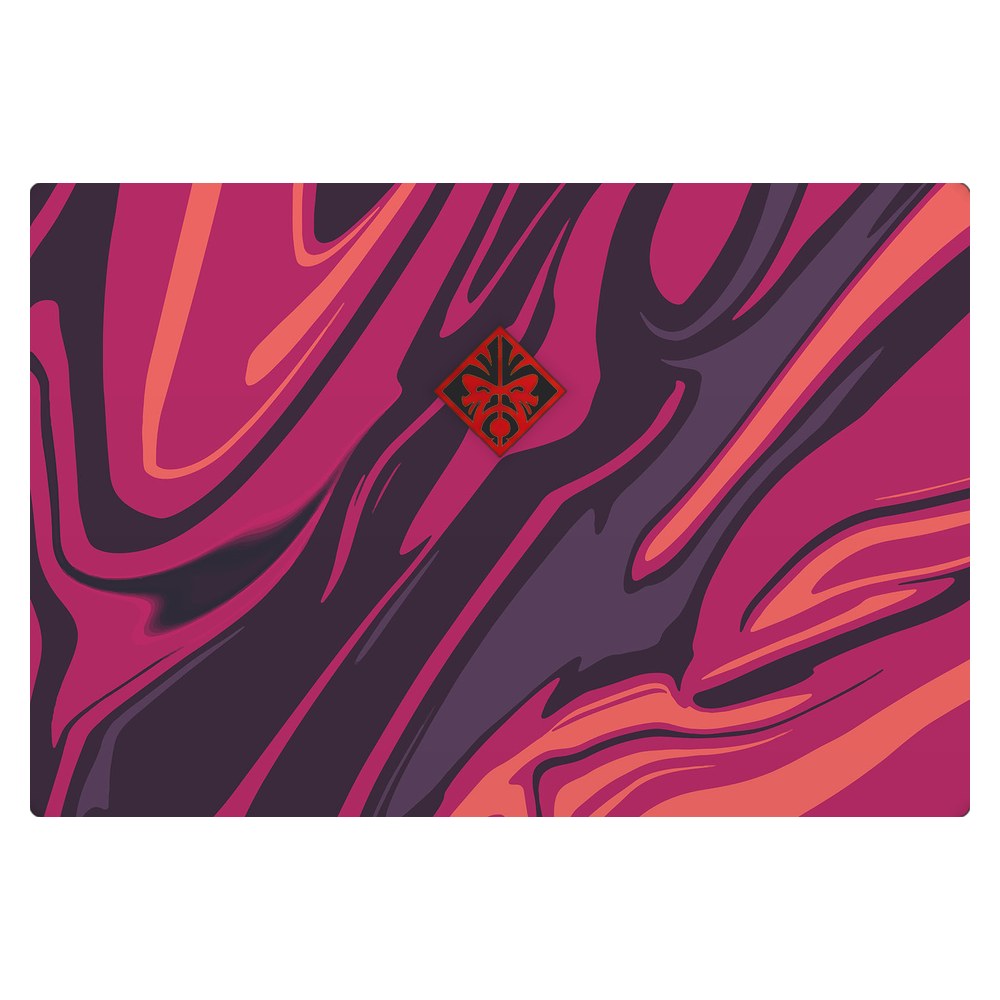 Hp Omen 15-DC laptop skin - Poseidon Red