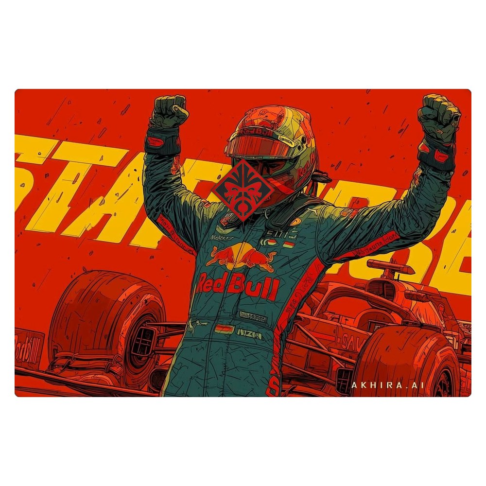 Hp Omen 15-DC laptop skin - Red Bull Champion