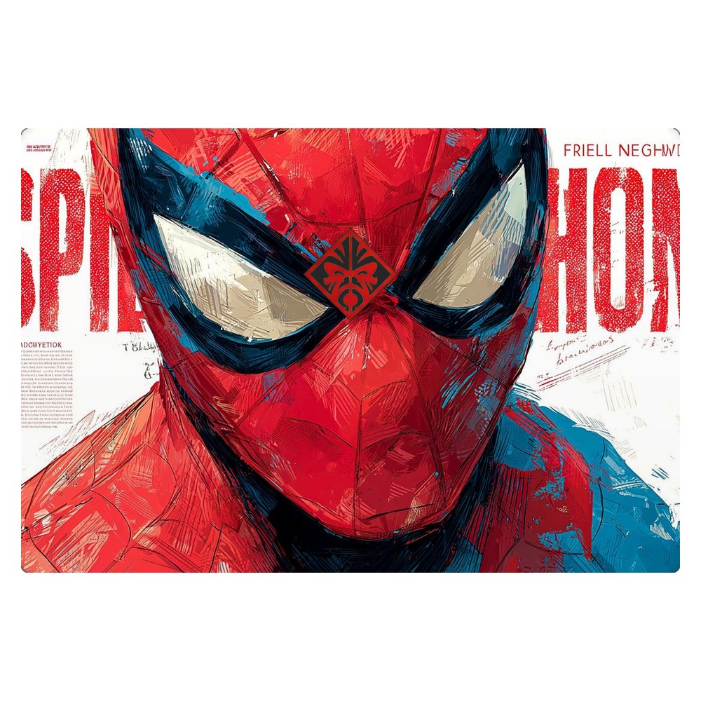 Hp Omen 15-DC laptop skin - Spider Sense Abstract