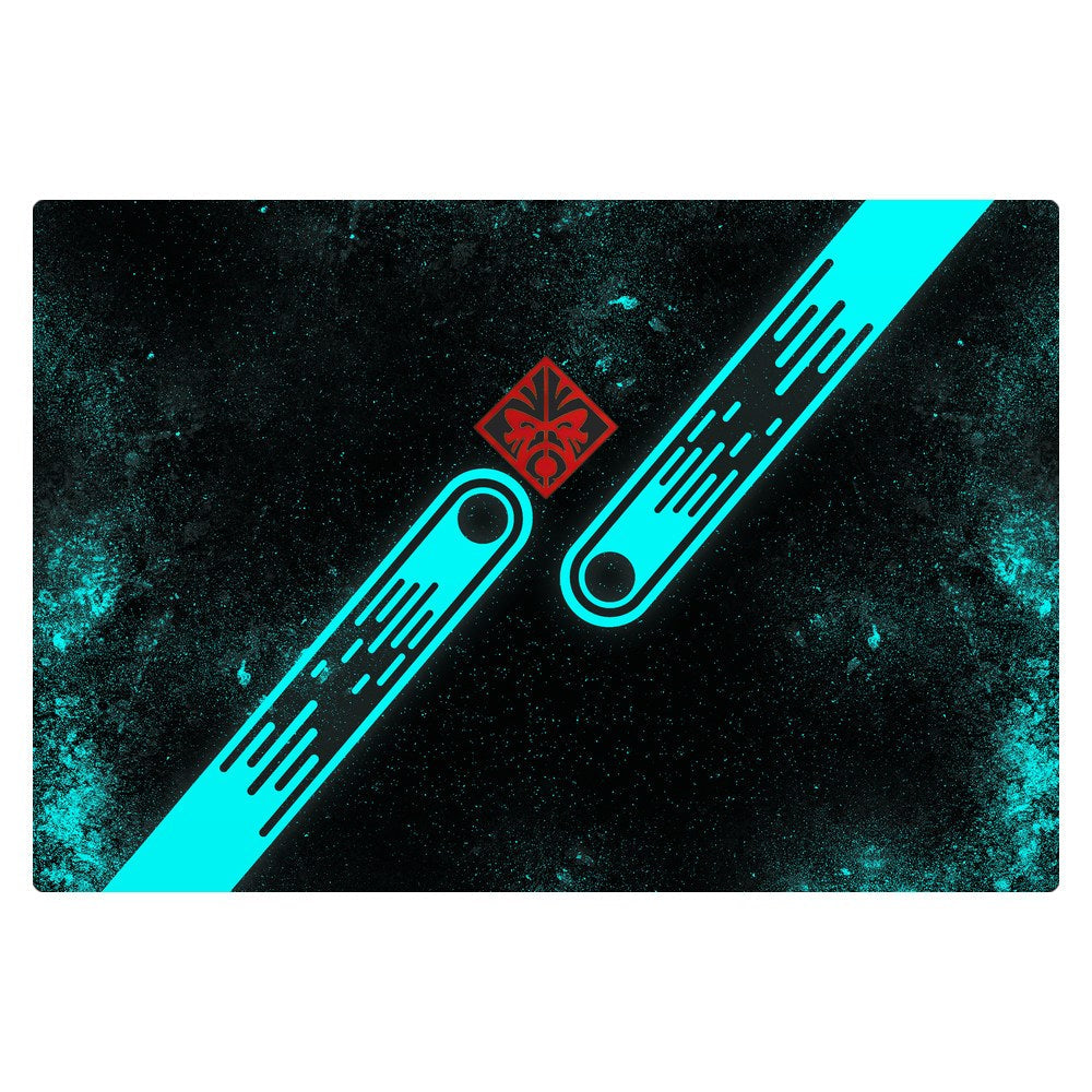 Hp Omen 15-DC laptop skin - Teal Tech