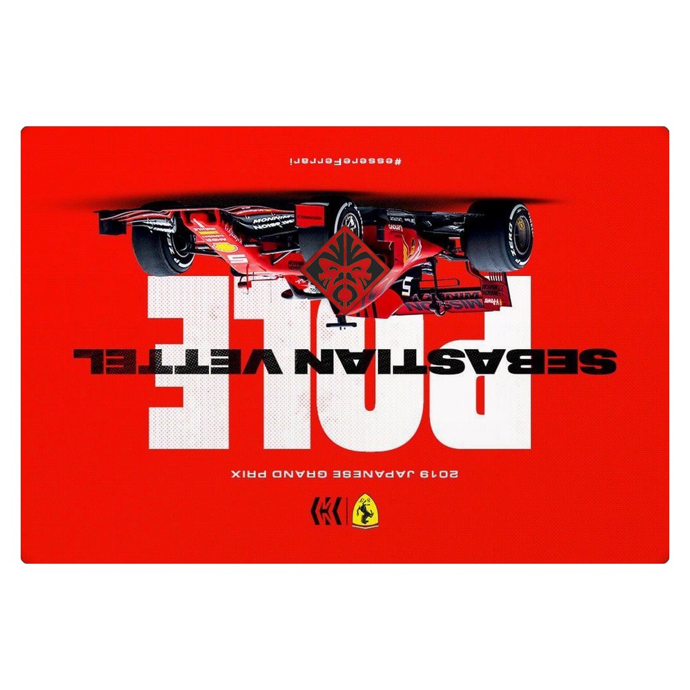 Hp Omen 15 - DC1XXX, DC1058WN laptop skin - Vettel Suzuka Pole 2019