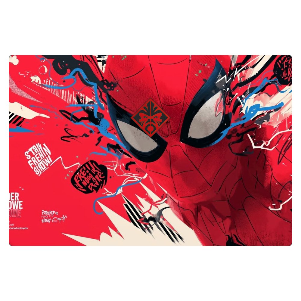 Hp Omen 15 - DC1XXX, DC1058WN laptop skin - Web Slinger Graffiti