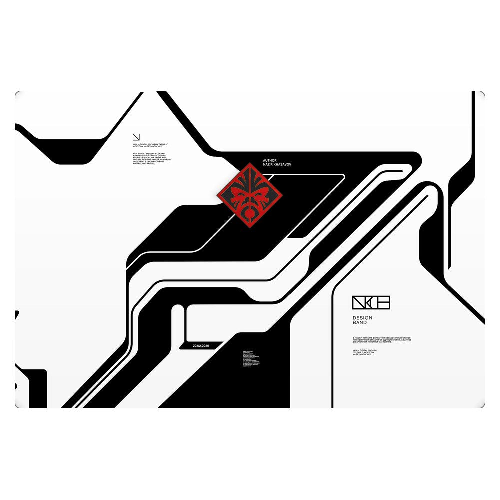 Hp Omen 15 - DC1XXX, DC1058WN laptop skin - White Cyberpunk