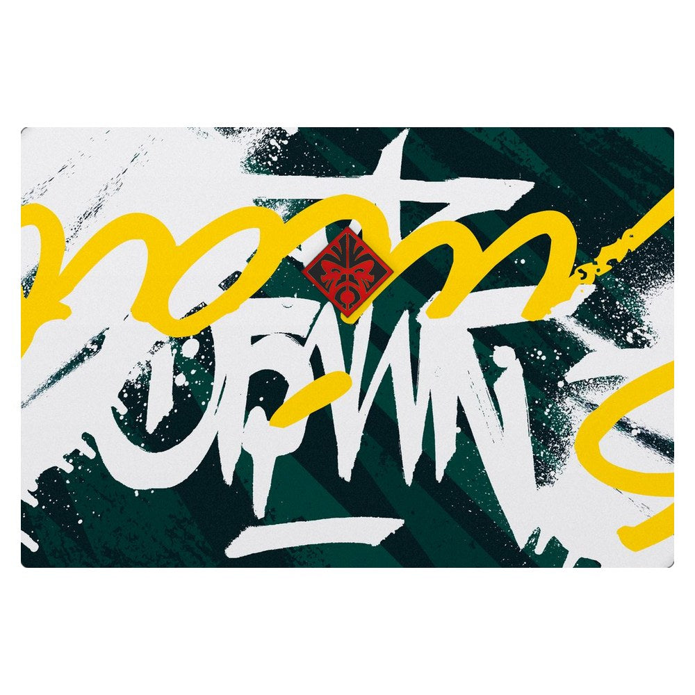 Hp Omen 15 - DC1XXX, DC1058WN laptop skin - Yellow Brush Strokes