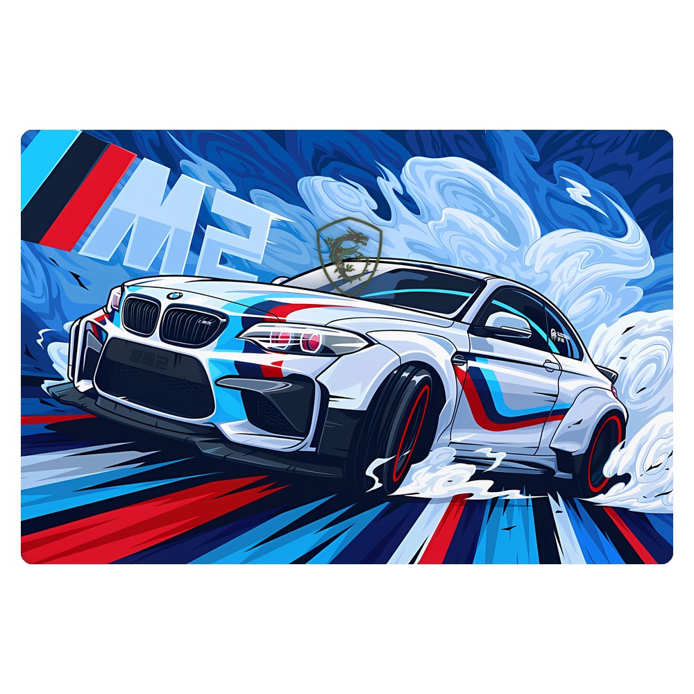 MSI Prestige 15 A10SC laptop skin - BMW M2 Drift
