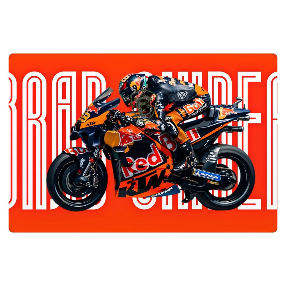 MSI Prestige 15 A10SC laptop skin - Binder RedBull KTM Action