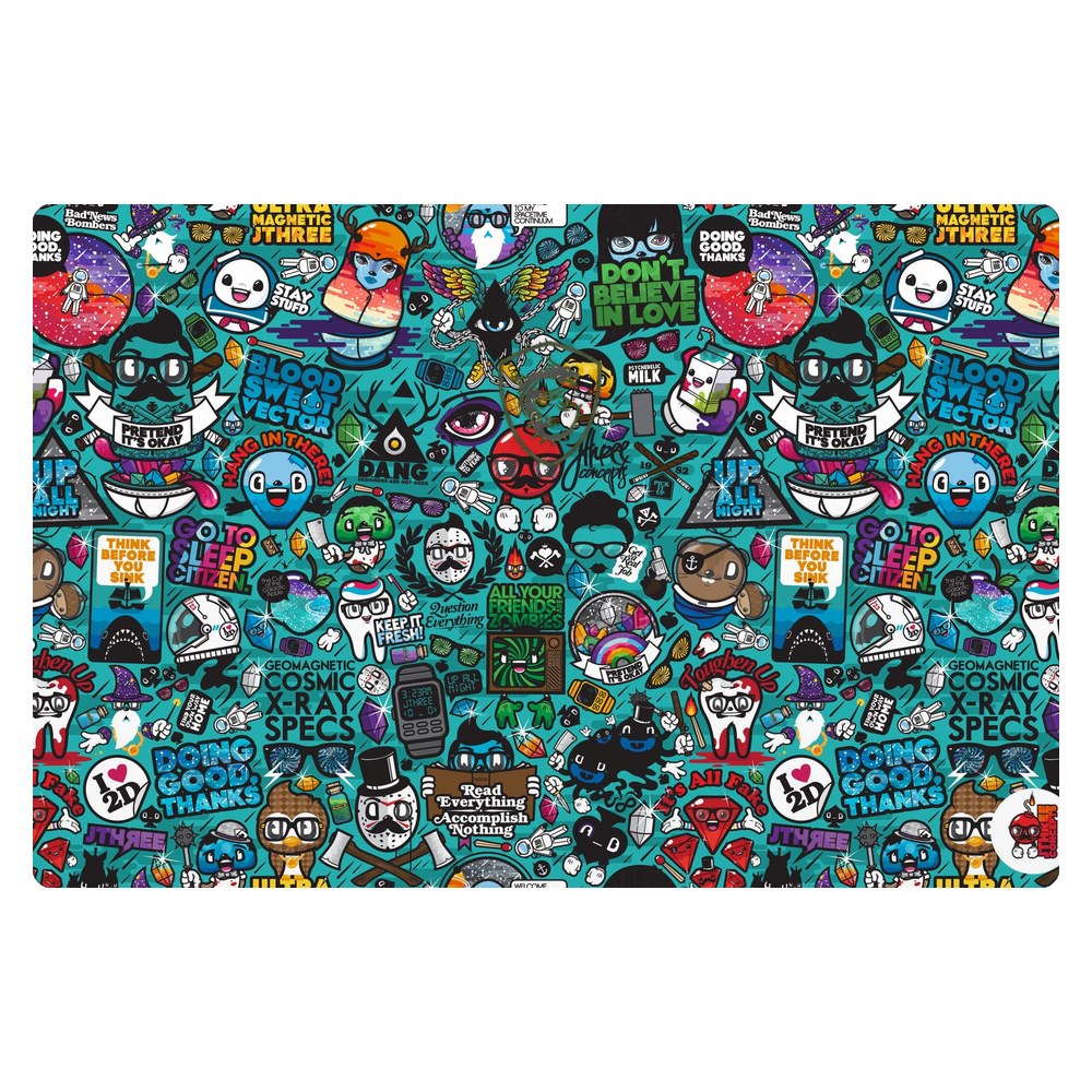 MSI Prestige 15 A10SC laptop skin - Blue Sketch