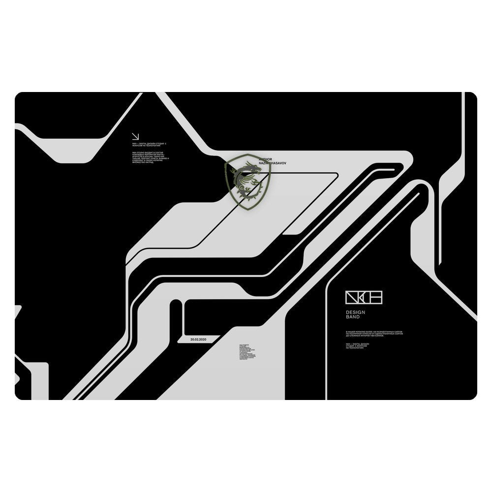 MSI Prestige 15 A10SC laptop skin - Dead Black