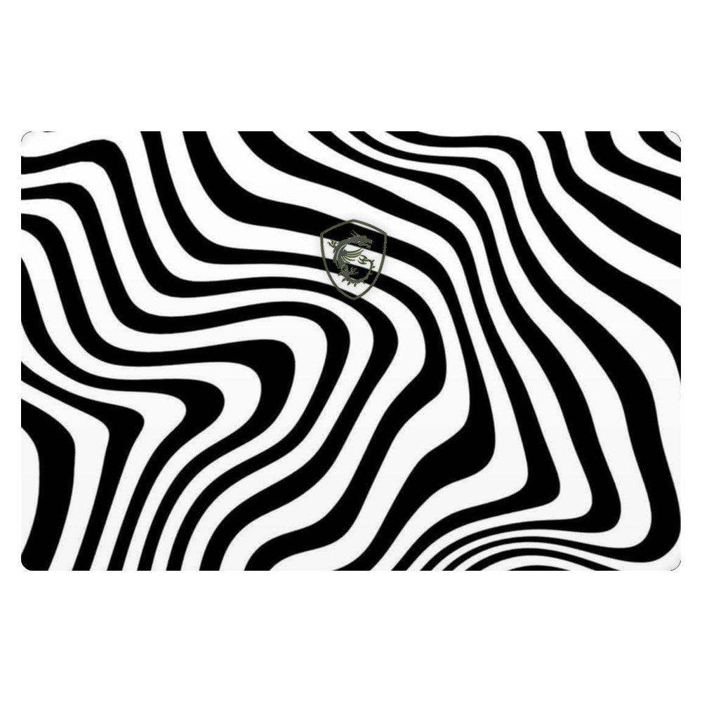 MSI Prestige 15 A10SC laptop skin - Distorted Grid Abstract