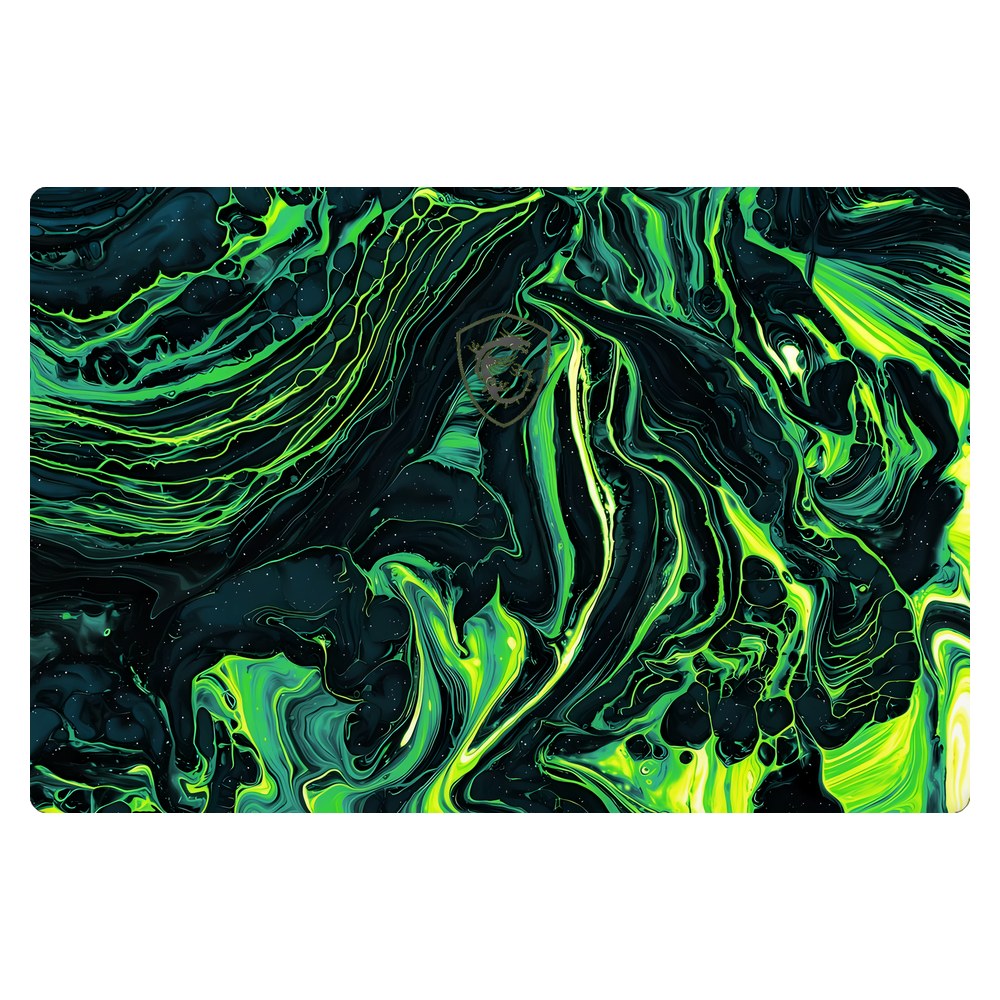 MSI Prestige 15 A10SC laptop skin - Green Blaze