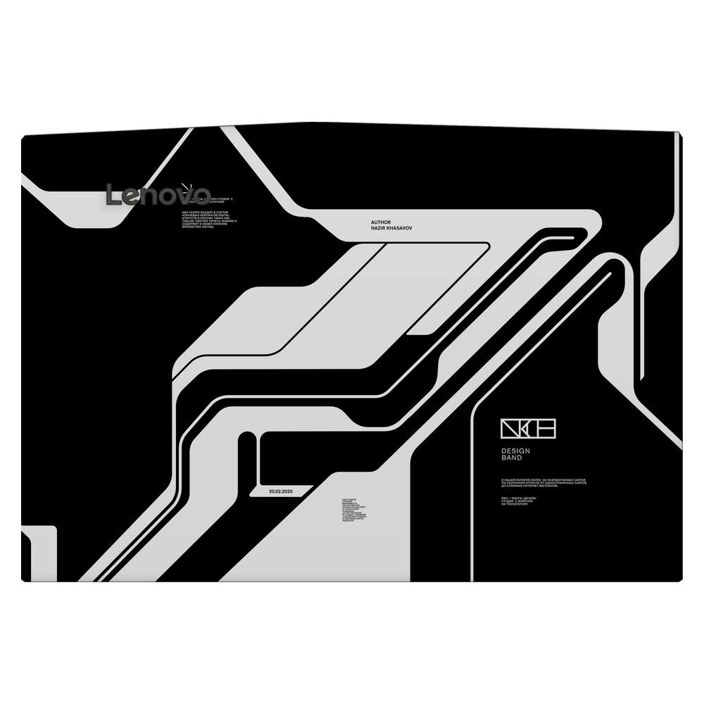 Lenovo R720 laptop skin - Dead Black