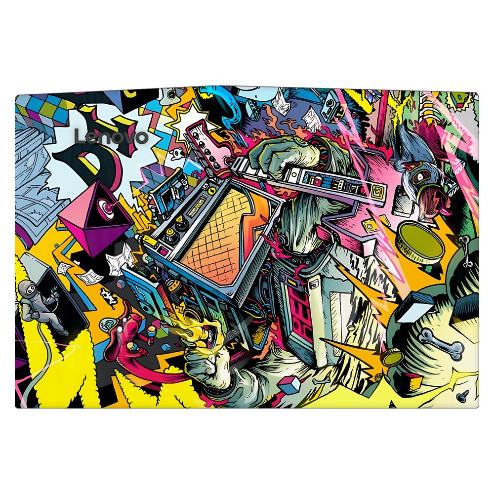 Lenovo R720 laptop skin - Dizzy Doodles