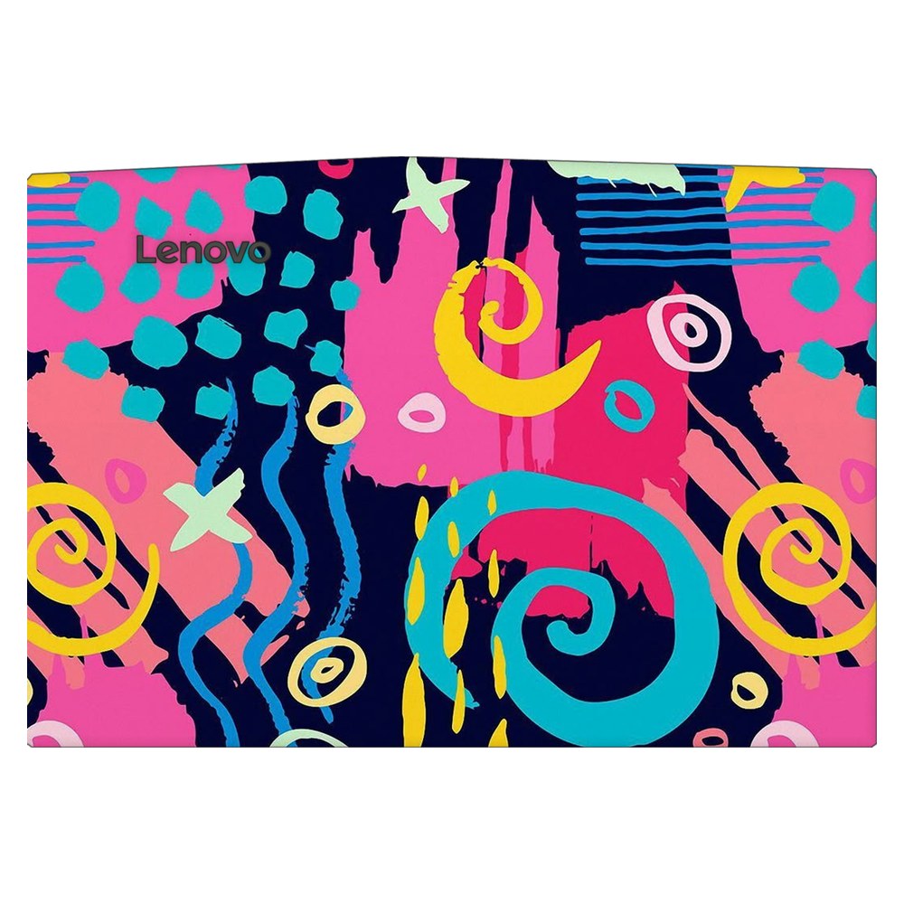 Lenovo R720 laptop skin - Geometric Neon Graphic