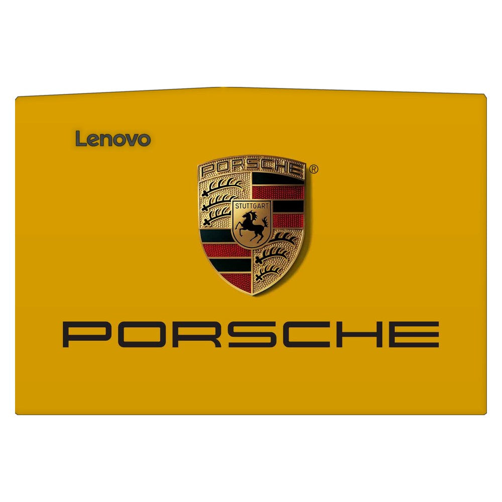 Lenovo R720 laptop skin - Golden Porsche