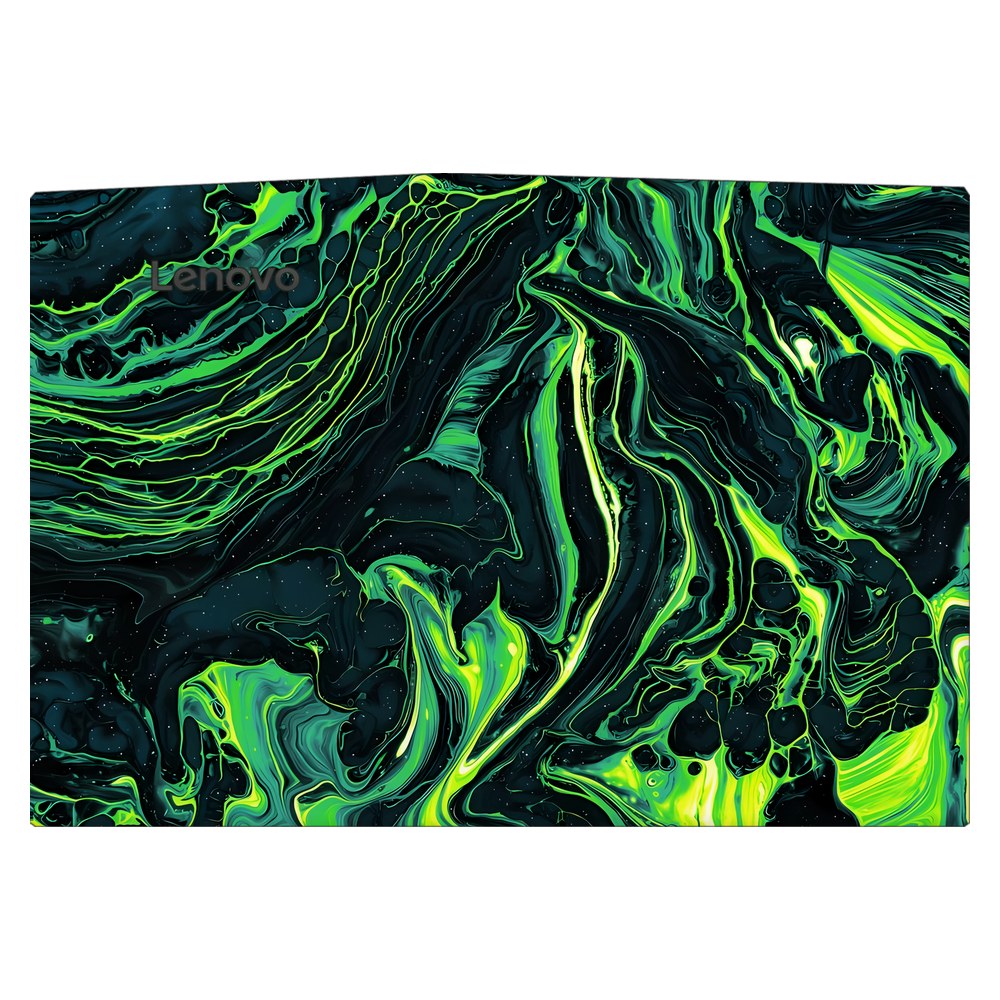 Lenovo R720 laptop skin - Green Blaze
