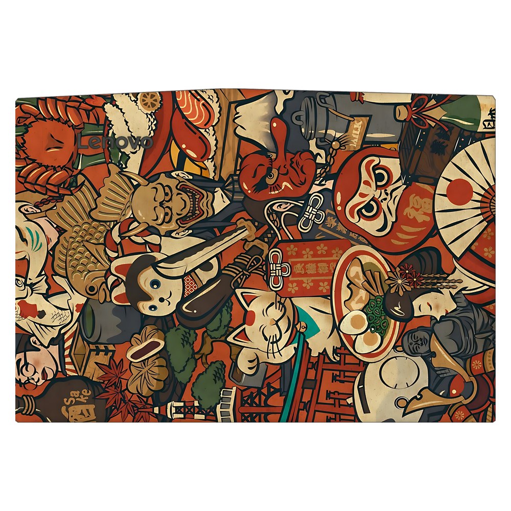 Lenovo R720 laptop skin - Koi Garden