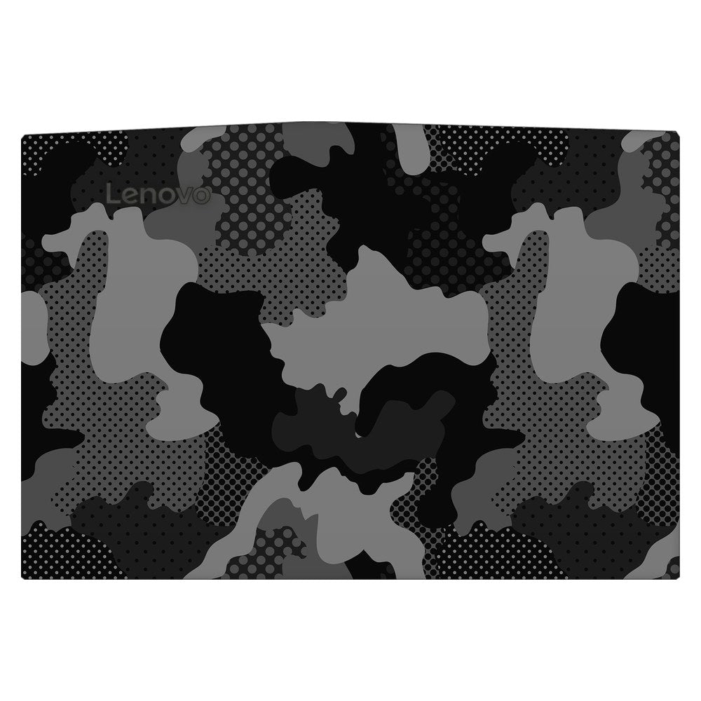 Lenovo R720 laptop skin - Military Black Camo