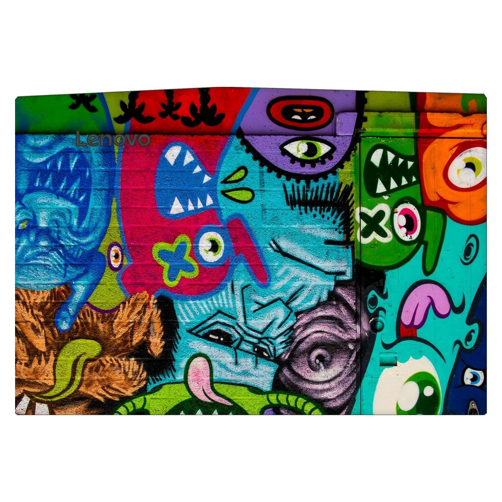 Lenovo R720 laptop skin - Neon Doodles