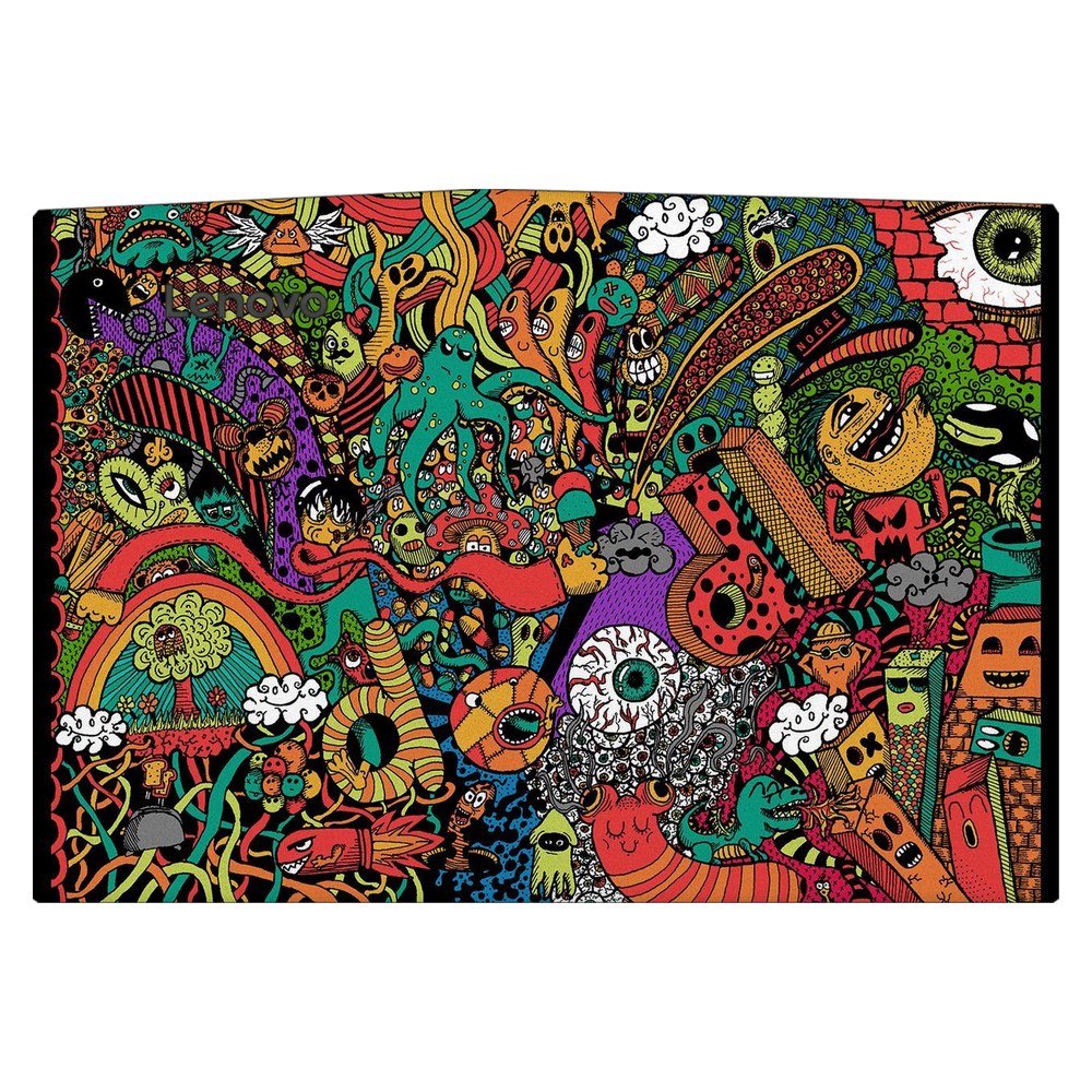 Lenovo R720 laptop skin - Nogre Doodle
