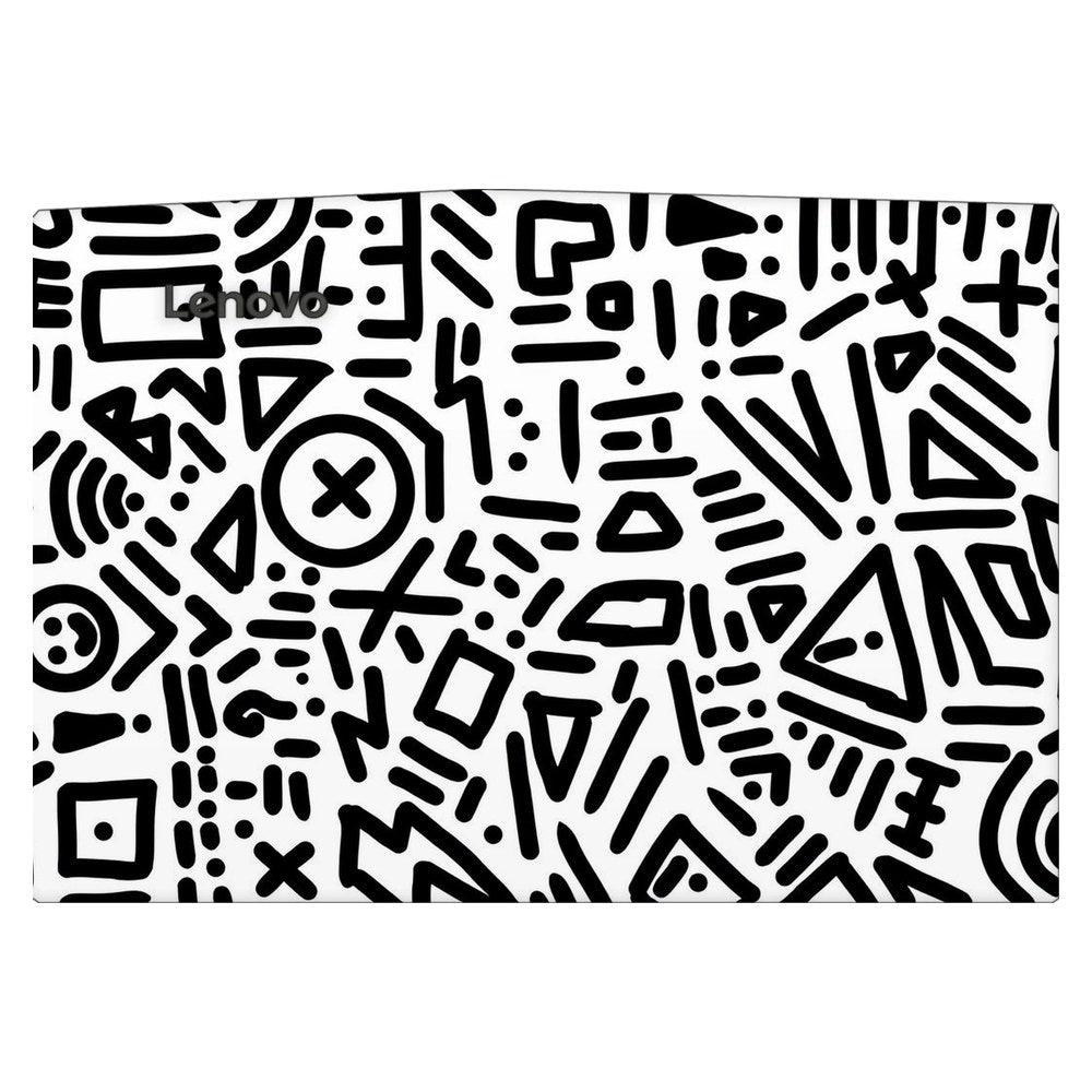 Lenovo R720 laptop skin - Playful Doodle Elements