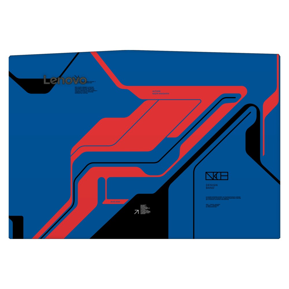 Lenovo R720 laptop skin - Prime Blue