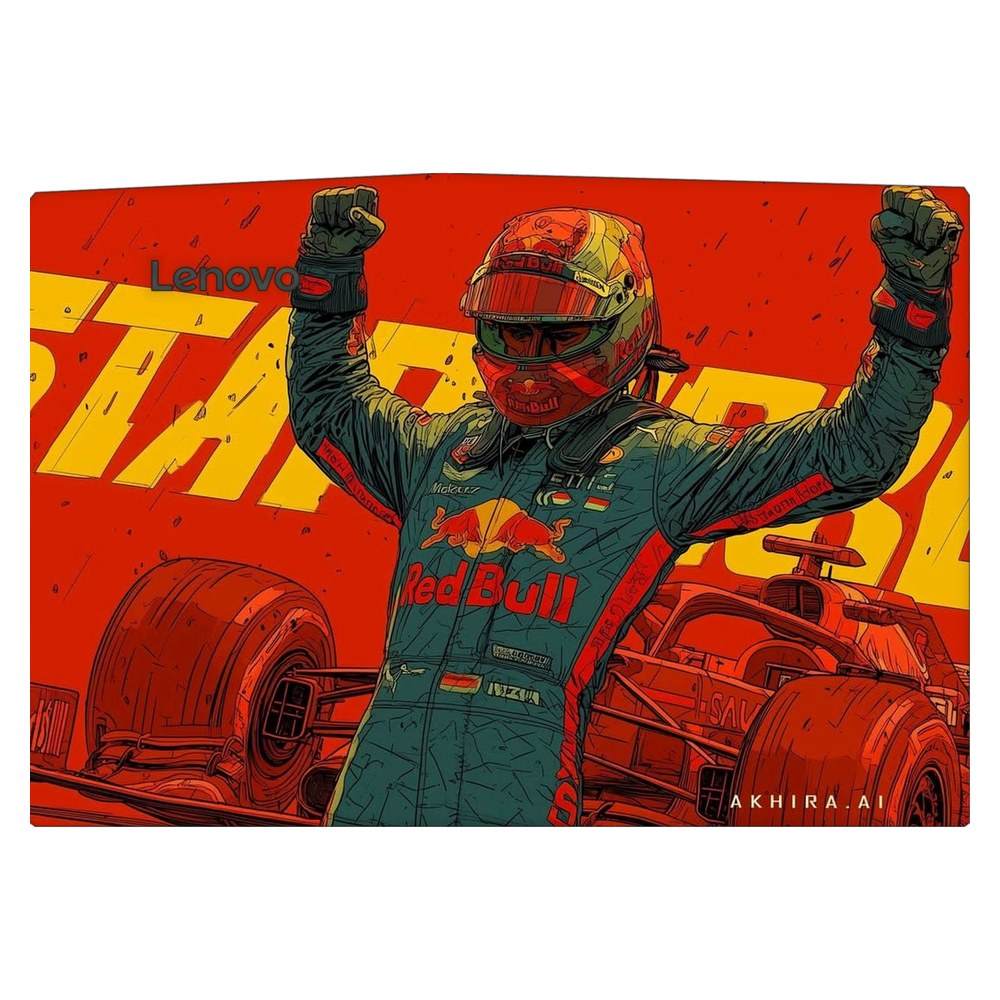 Lenovo R720 laptop skin - Red Bull Champion