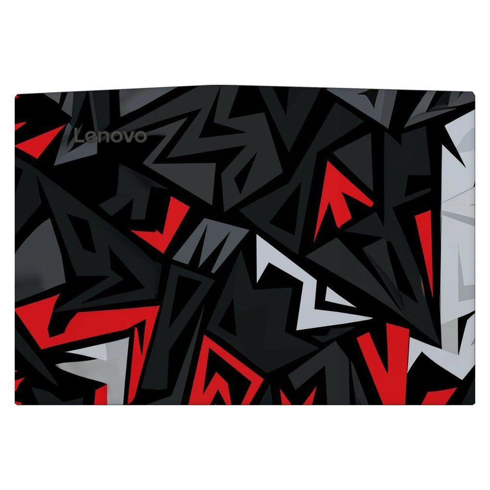 Lenovo R720 laptop skin - Red Graffiti