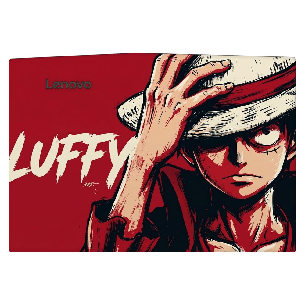 Lenovo R720 laptop skin - Rubber Man Red