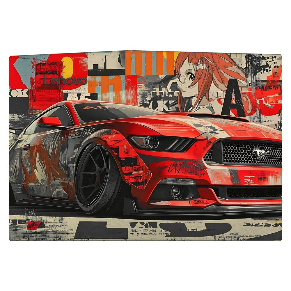 Lenovo R720 laptop skin - Scarlet Horsepower