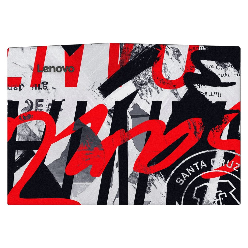 Lenovo R720 laptop skin - Urban Red and Black