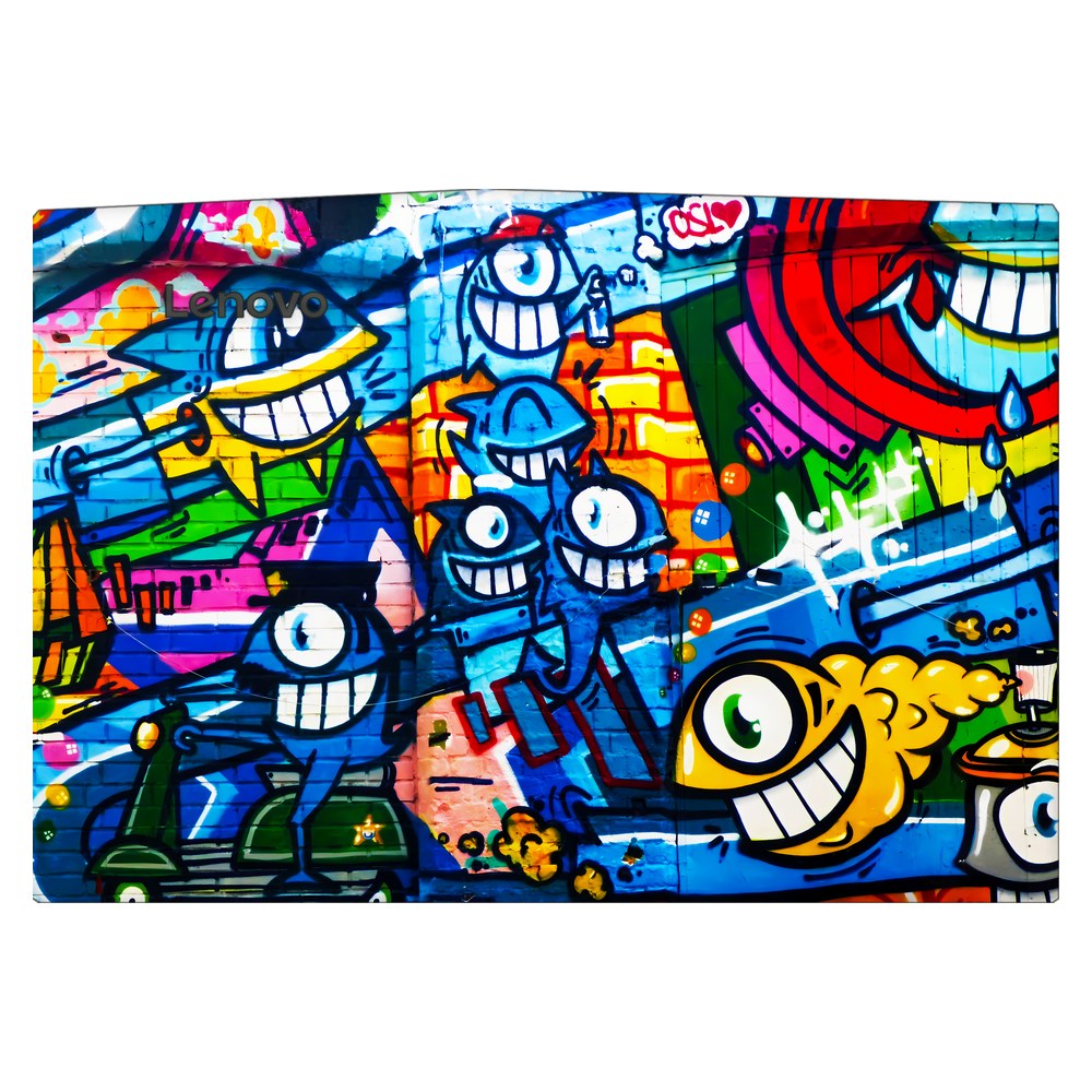 Lenovo R720 laptop skin - Wall Graffiti