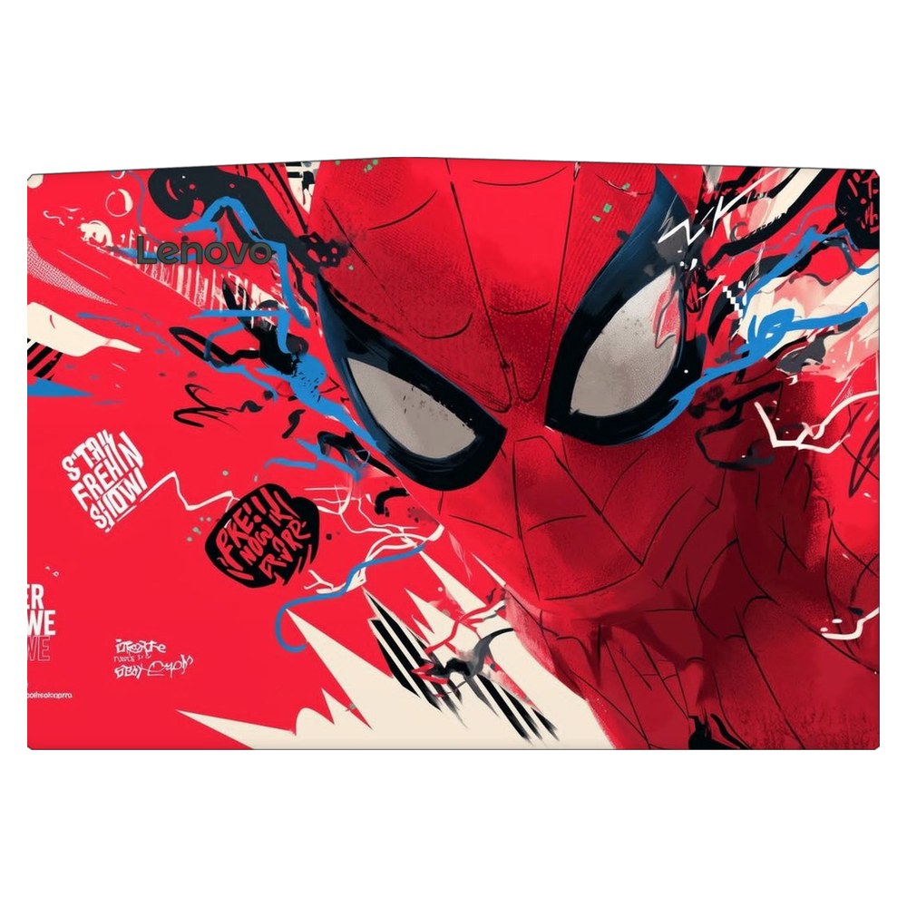 Lenovo R720 laptop skin - Web Slinger Graffiti