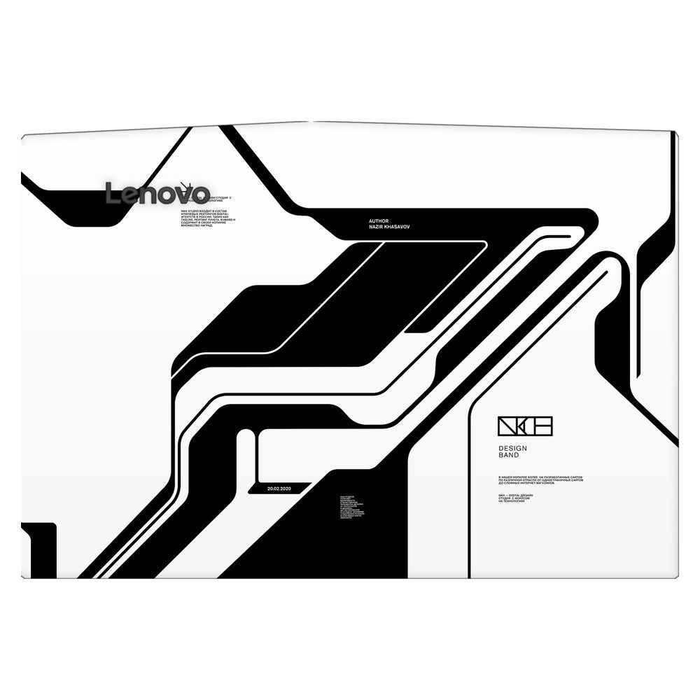 Lenovo R720 laptop skin - White Cyberpunk