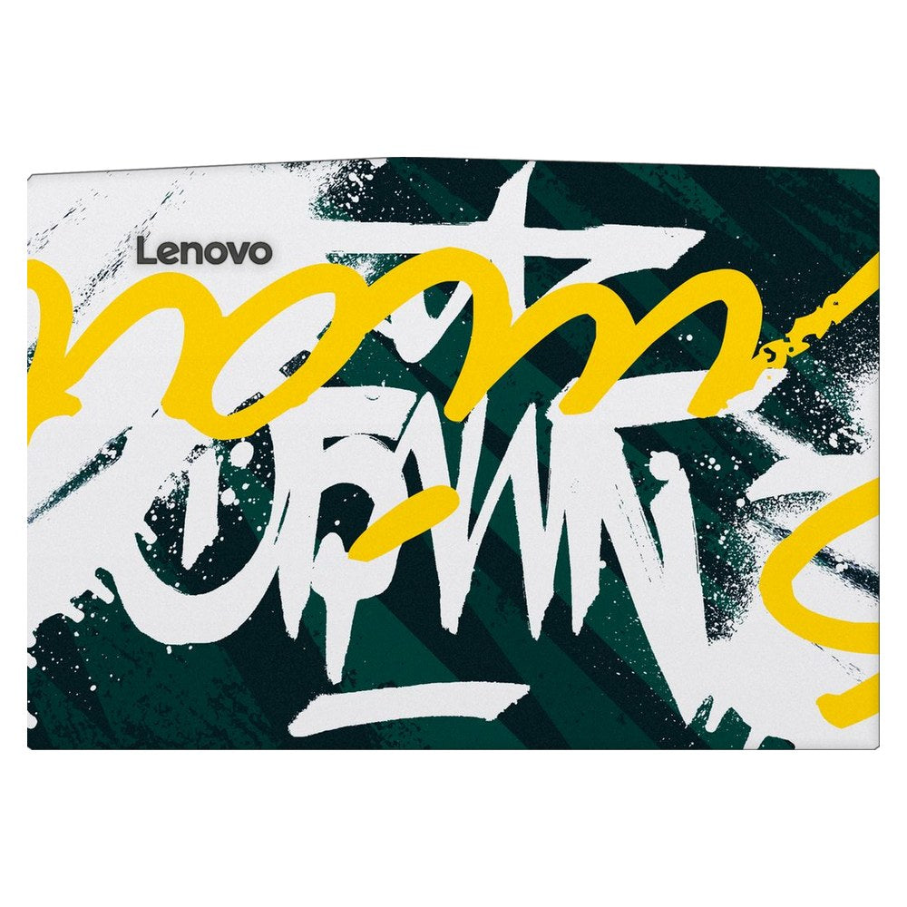 Lenovo R720 laptop skin - Yellow Brush Strokes