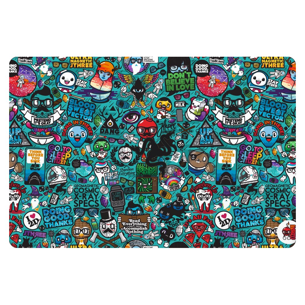 Razer Blade Stealth 13 RZ09-03100EM1 laptop skin - Blue Sketch