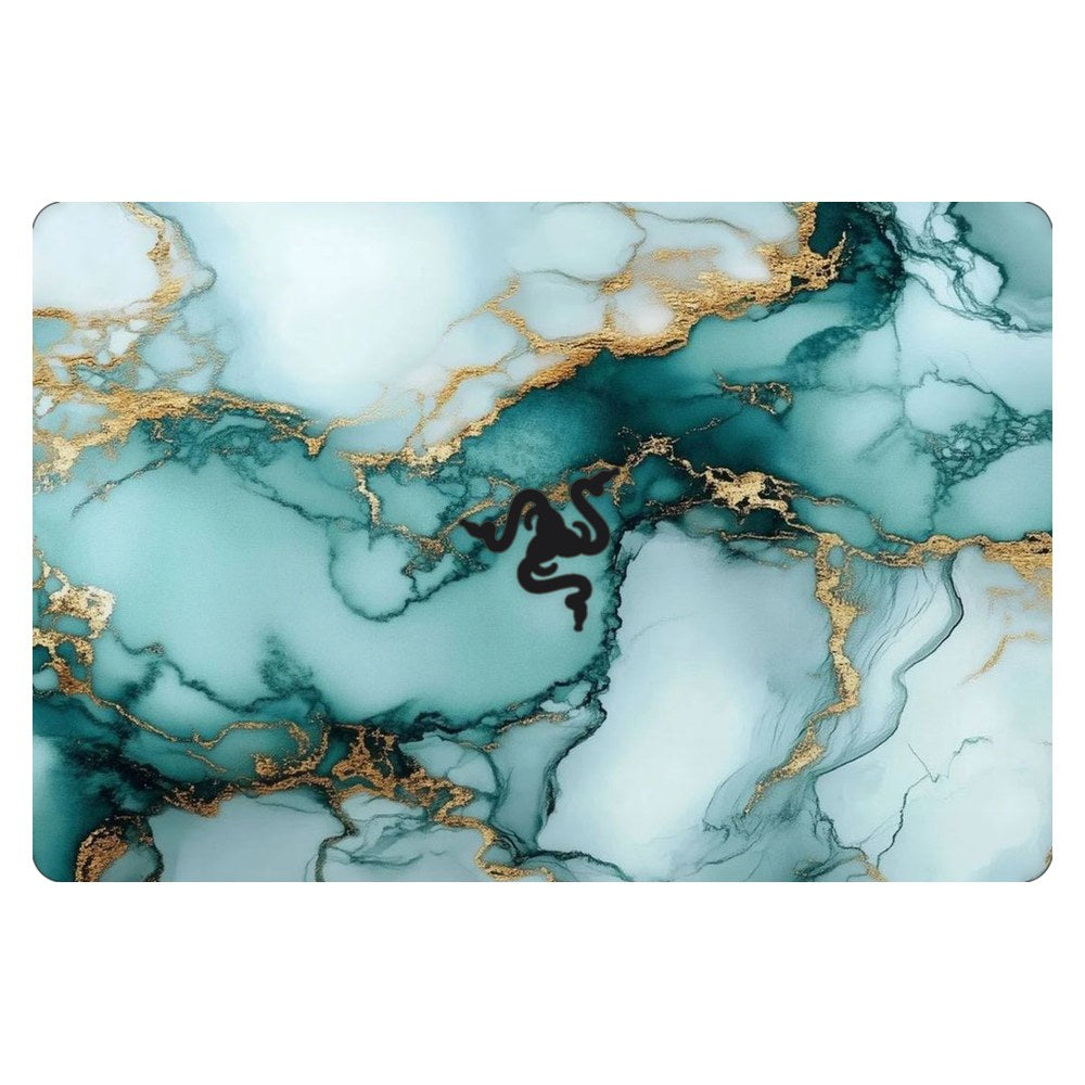 Razer Blade Stealth 13 RZ09-03100EM1 laptop skin - Emerald Fluid Art