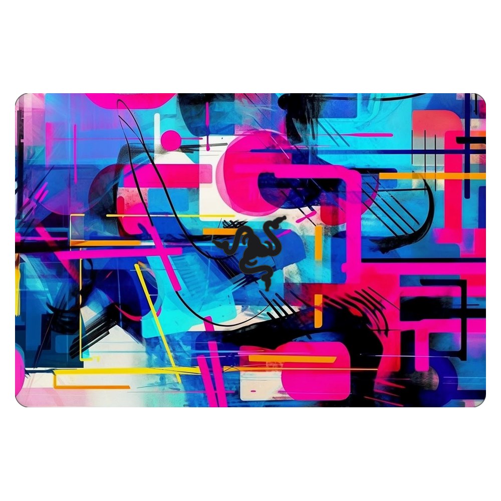 Razer Blade Stealth 13 RZ09-03100EM1 laptop skin - Modern Geometric Fusion