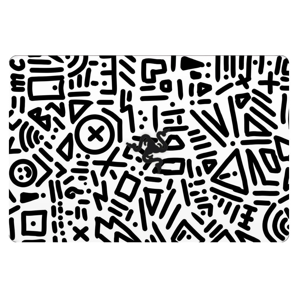 Razer Blade Stealth 13 RZ09-03100EM1 laptop skin - Playful Doodle Elements
