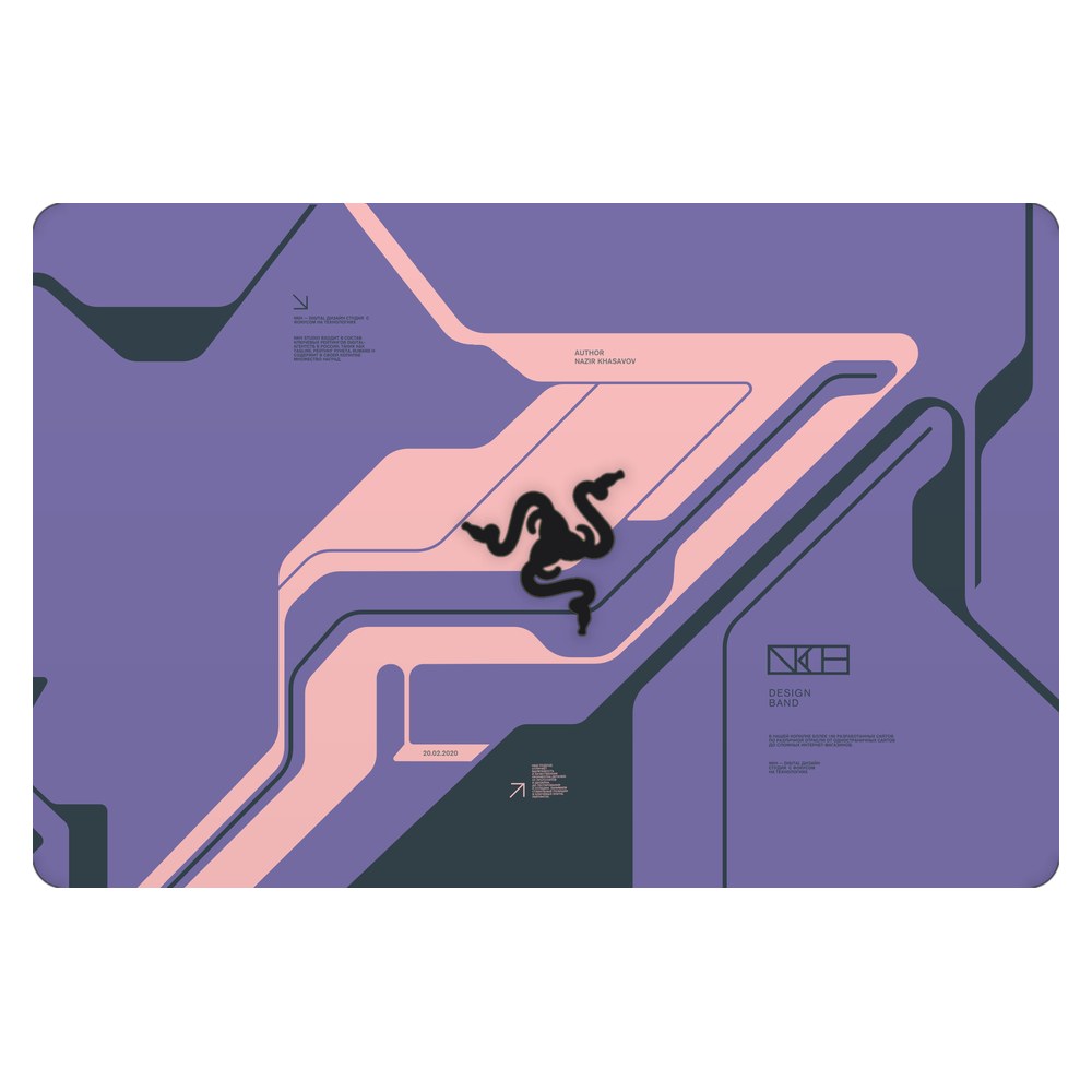 Razer Blade Stealth 13 RZ09-03100EM1 laptop skin - Purple Cyberpunk