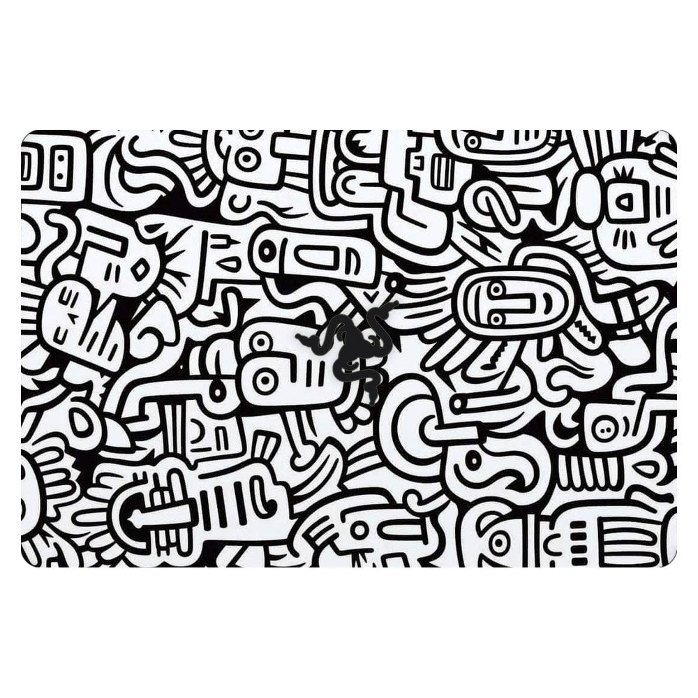 Razer Blade Stealth 13 RZ09-03100EM1 laptop skin - Whimsical Black and White