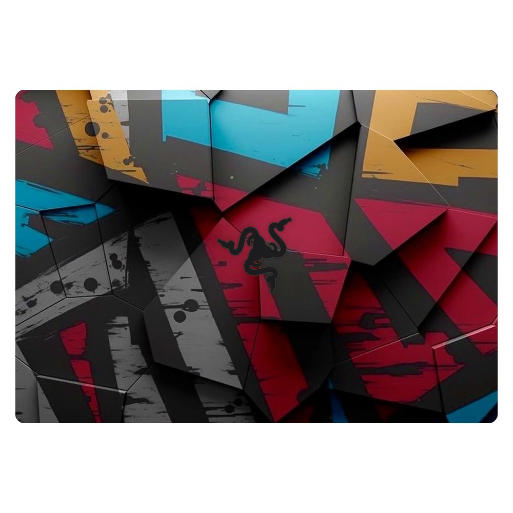 Razer Blade 15 RZ09-02705 laptop skin - Angled Blocks