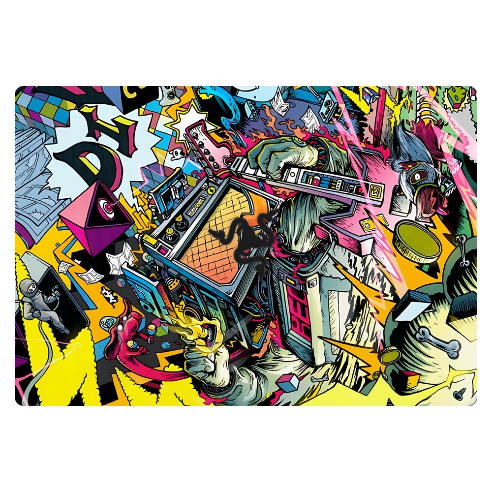 Razer Blade 15 RZ09-02705 laptop skin - Dizzy Doodles