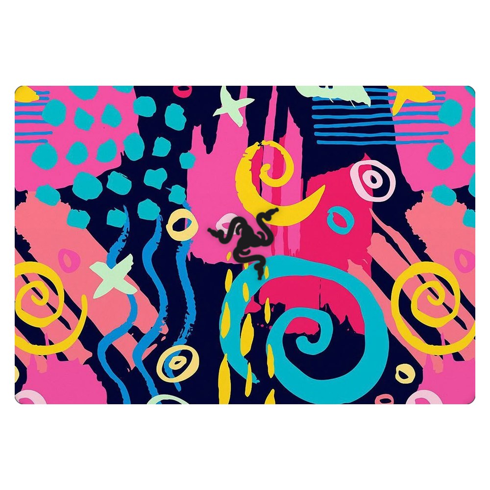 Razer Blade 15 RZ09-02705 laptop skin - Geometric Neon Graphic
