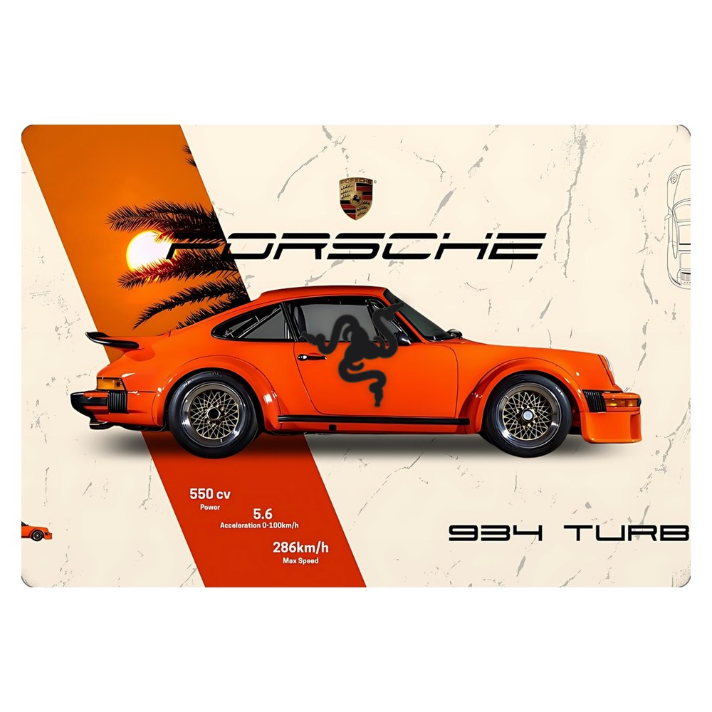 Razer Blade 15 RZ09-02705 laptop skin - Porsche 934