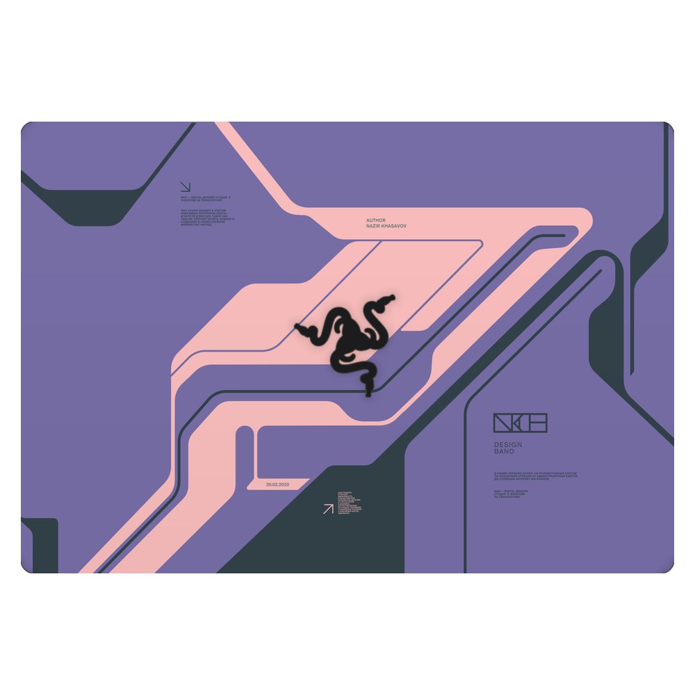 Razer Blade 15 RZ09-02705 laptop skin - Purple Cyberpunk