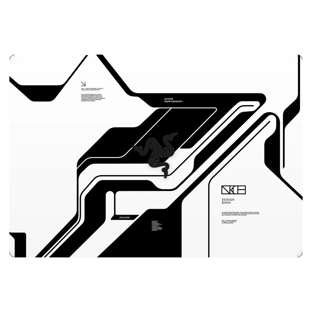 Razer Blade 15 RZ09-02705 laptop skin - White Cyberpunk