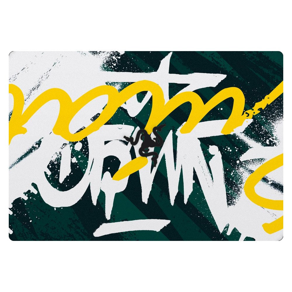 Razer Blade 15 RZ09-02705 laptop skin - Yellow Brush Strokes